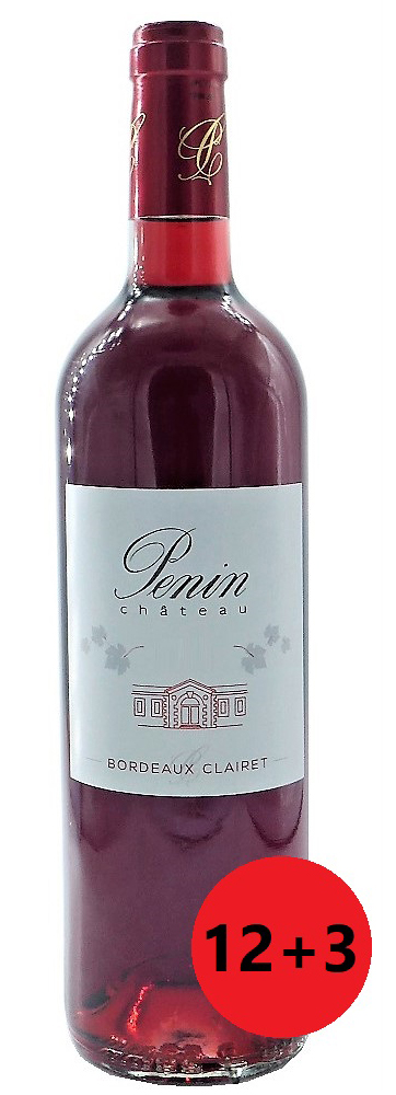 Château Penin Bordeaux Clairet, Paket 12+3  2023