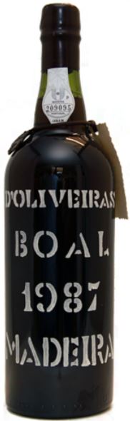 Boal Colheita 1987 Reserva, Madeirawein halbsüß / Pereira d'Oliveira